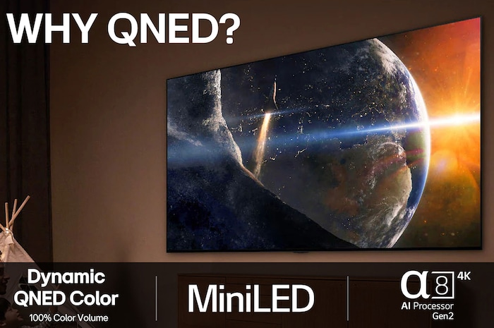 LG 75" QNED AI QNED8E 4K Smart TV 2025, 75QNED8EA6B