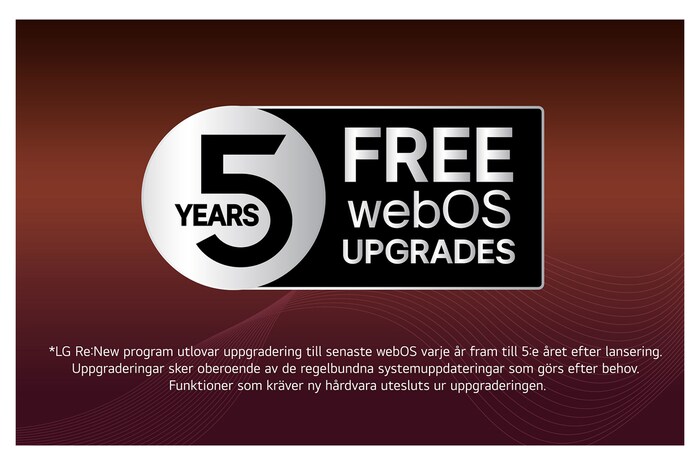 Leopard in the forest in vivid color and detail. The leopard has a grid and a light glowing behind it, indicating how LG AI Picture Pro made impressive visual enhancements to the scene's resolution, brightness, depth, and clarity.