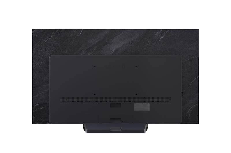 LG OLED TV som visar en visuell jämförelse mellan en skärm med Perfect Color och Perfect Black och en utan. UL- och eyesafe-certifieringar visas med text som uppmanar att kontrollera märkena.