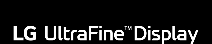LG UltraFine-skärmens logotyp.