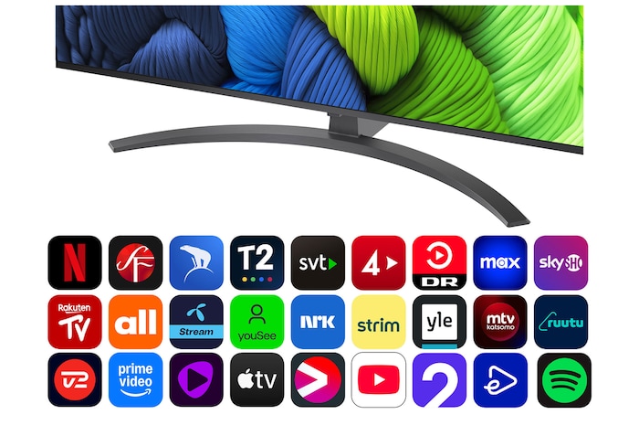 43-tums LG NanoCell AI NANO82 4k Smart TV 2025