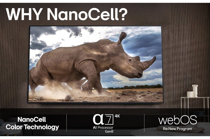43-tums LG NanoCell AI NANO82 4k Smart TV 2025