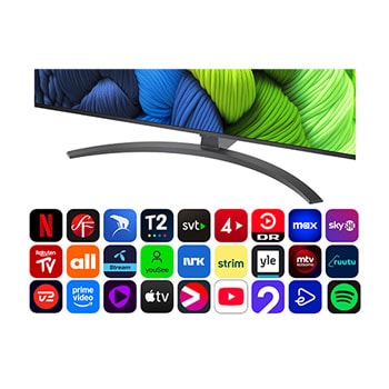 43-tums LG NanoCell AI NANO82 4k Smart TV 2025
