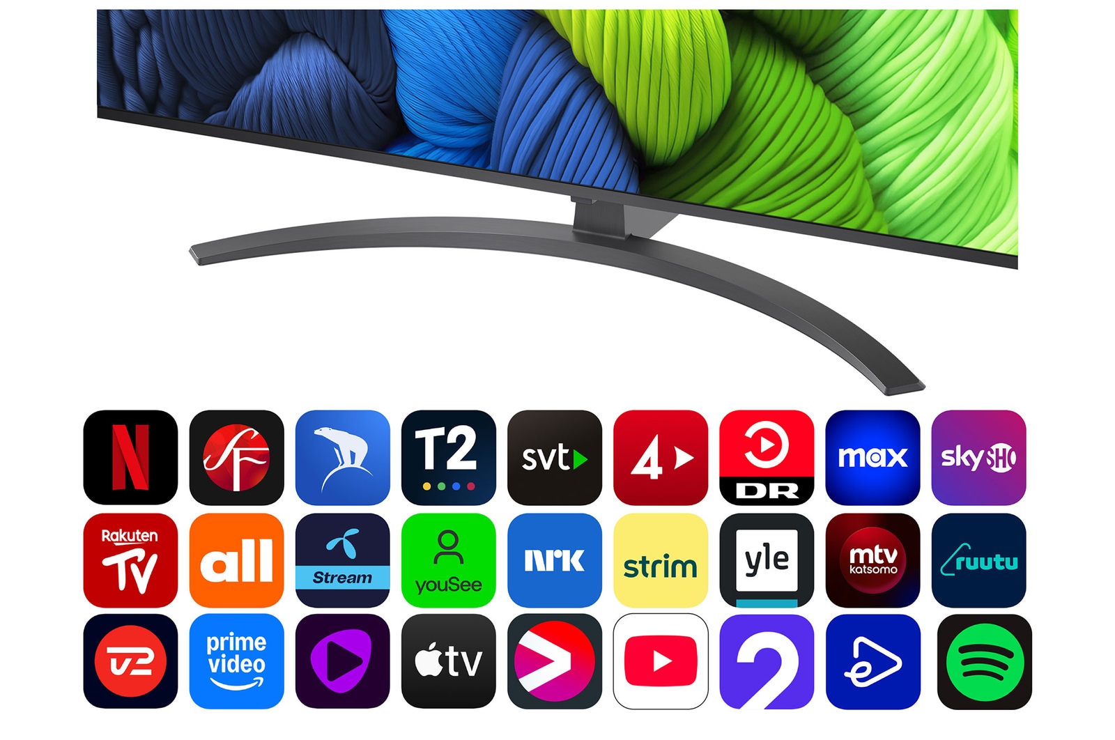 55-tums LG NanoCell AI NANO82 4k Smart TV 2025