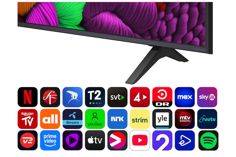 55-tums LG NanoCell AI NANO8E 4k Smart TV 2025
