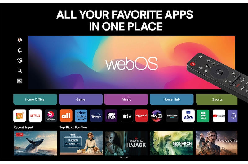 65-tums LG NanoCell AI NANO8E 4k Smart TV 2025