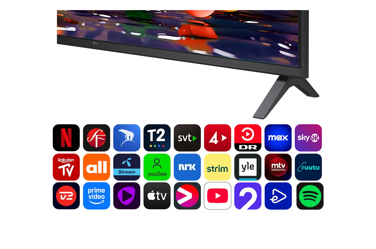 55-tums LG UHD AI UA74 4K Smart TV 2025