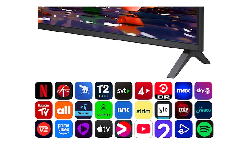 55-tums LG UHD AI UA74 4K Smart TV 2025