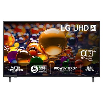 55-tums LG UHD AI UA74 4K Smart TV 2025
