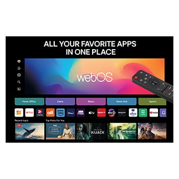 Före och efter-jämförelse av hur LG:s 4K Super Upscaling förbättrar bildkvaliteten. Två paneler som visar samma bild av en färgglad fågel som sitter på en gren i en skog, panelen till höger är urblekt. Titeln talar om hur 4K Super Upscaling förbättrar upplösning, ljusstyrka och klarhet. 
