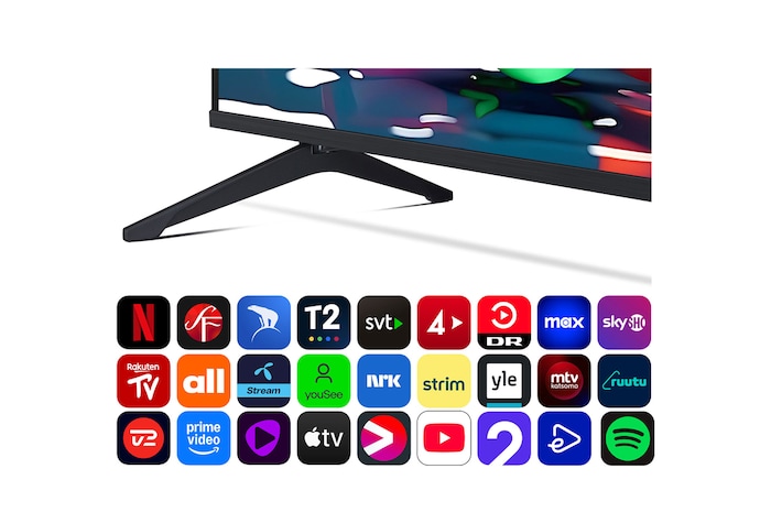 alpha 7 AI Processor Gen8 lyser gult och färgglada ljusbultar skjuter ut från den. Titeln talar om hur processorn levererar 4K-kvalitet, fantastisk färg och ljusstyrka.