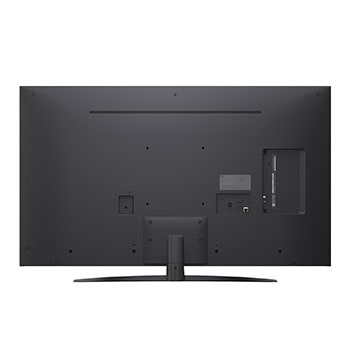 LG AI Magic Remote framför en LG TV-skärm. På skärmen visas en personlig hälsning från LG AI med anpassade nyckelord baserade på användarens sök- och visningshistorik. Vid fjärrkontrollen visas en ikon och etikett som visar att AI Concierge-funktionen är lättillgänglig med ett kort tryck på AI-knappen. 
