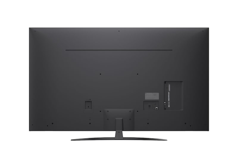 LG AI Magic Remote framför en LG TV-skärm. På skärmen visas en personlig hälsning från LG AI med anpassade nyckelord baserade på användarens sök- och visningshistorik. Vid fjärrkontrollen visas en ikon och etikett som visar att AI Concierge-funktionen är lättillgänglig med ett kort tryck på AI-knappen. 
