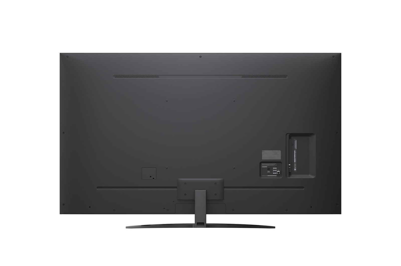 LG AI Magic Remote framför en LG TV-skärm. På skärmen visas en personlig hälsning från LG AI med anpassade nyckelord baserade på användarens sök- och visningshistorik. Vid fjärrkontrollen visas en ikon och etikett som visar att AI Concierge-funktionen är lättillgänglig med ett kort tryck på AI-knappen. 