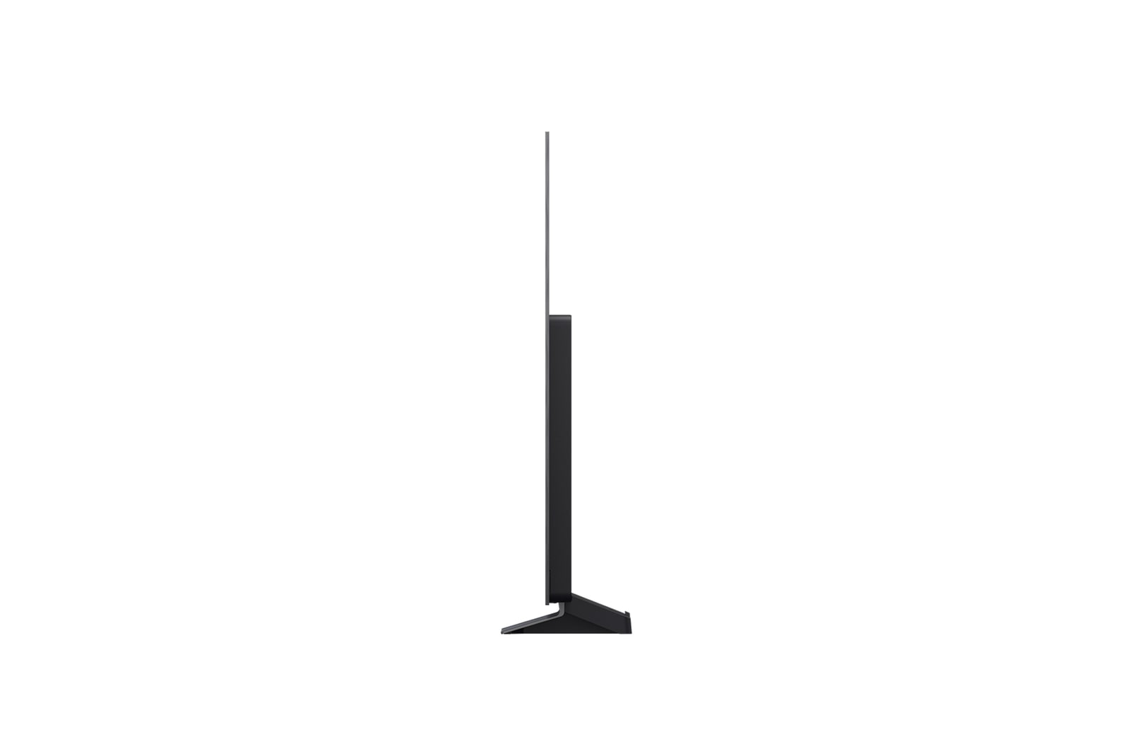 Sidovy av LG OLED evo AI C5 4K Smart TV.