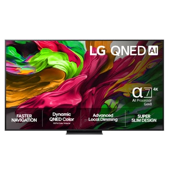 86-tums LG QNED AI QNED81 4k Smart TV 2025