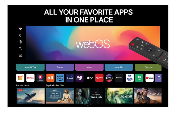 alpha 7 AI Processor Gen8 lyser gult och färgglada ljusbultar skjuter ut från den. Titeln talar om hur processorn levererar 4K-kvalitet, fantastisk färg och ljusstyrka.