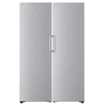 Vy framifrån av LG 1.86 cm 710L Kyl-och fryspaket (Rostfritt) | Energiklass D/D, Door Cooling™ och Total No Frost GLM71MBCSF.GFM6001