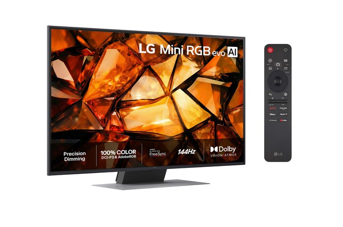 LG 65" Mini RGB MRGB87 4K AI TV - 2026