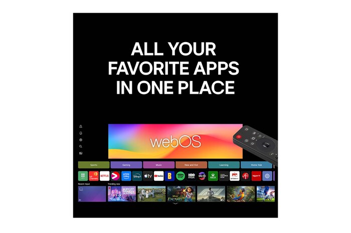LG 65" Mini RGB MRGB87 4K AI TV - 2026
