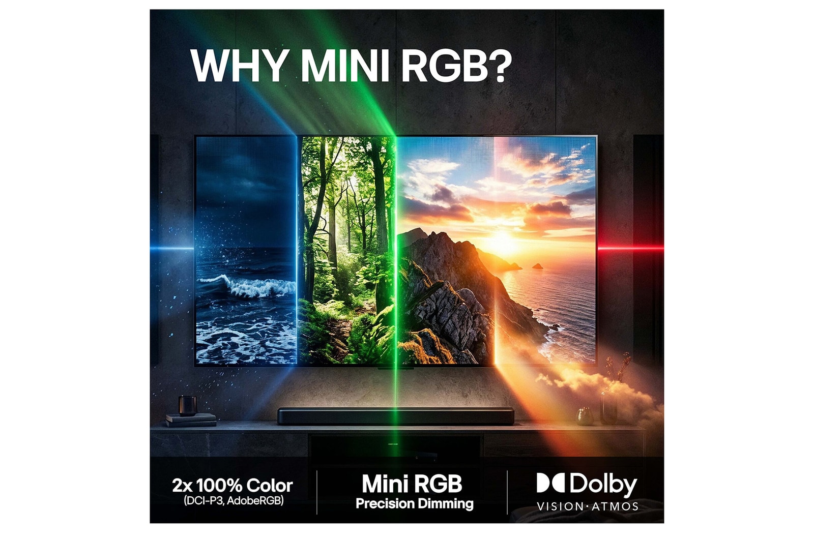 LG 75" Mini RGB MRGB87 4K AI TV - 2026