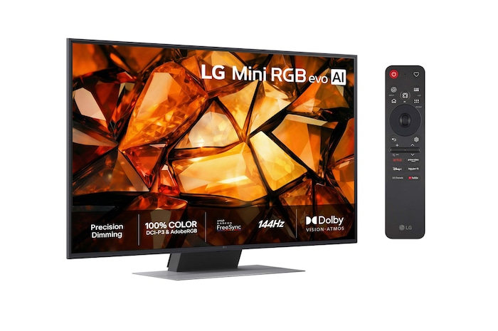 LG 75" Mini RGB MRGB87 4K AI TV - 2026