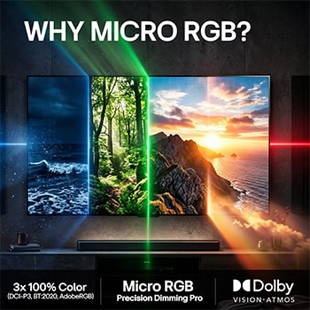 LG 75" Mini RGB MRGB86 4K AI TV - 2026