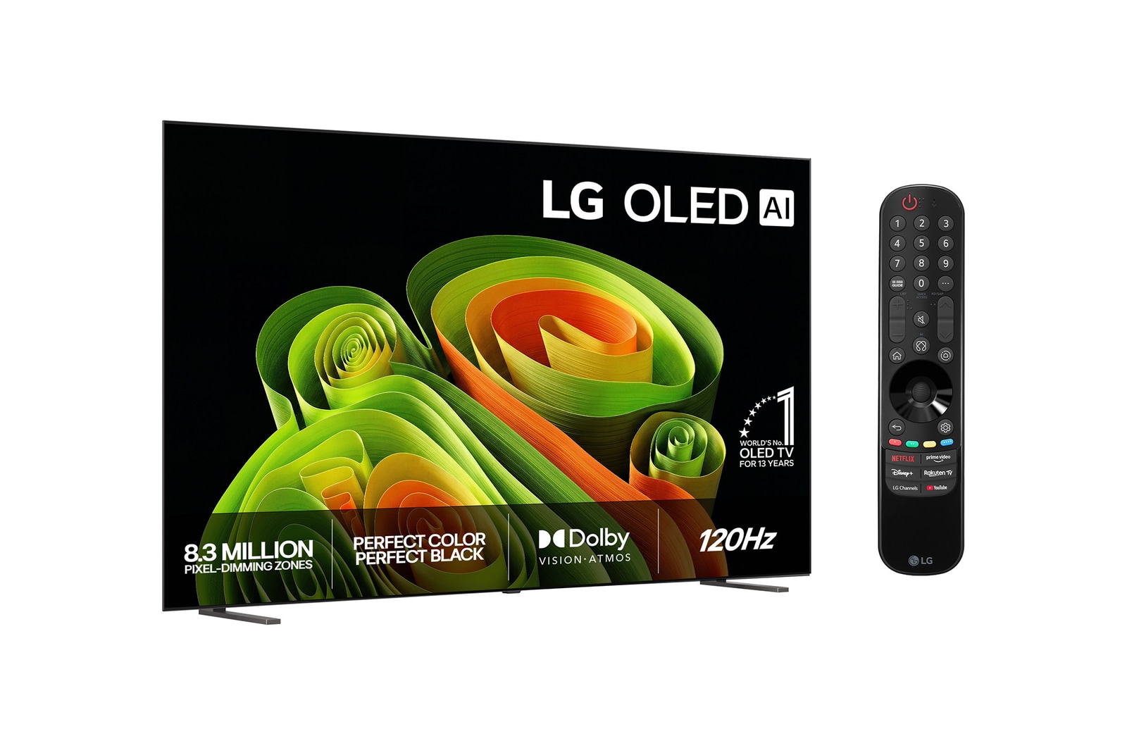 tv with remote control