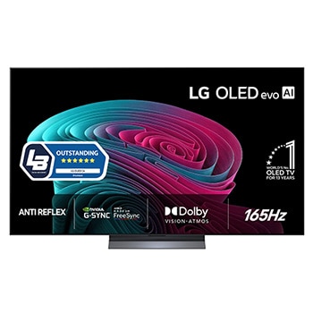 Vy framifrån av LG 83" OLED evo C64 4K AI TV - 2026 OLED83C64LA