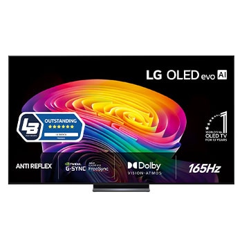 Vy framifrån av LG 83" OLED evo C64 4K AI TV - 2026 OLED83C64LA