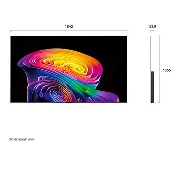 LG OLED evo AI C6 med Hyper Radiant Color Tech levererar Perfekt svart, Perfekt färg, 3,2x ljusare skärm och alpha 11 AI Processor 4K Gen3 med Dual AI Engine.