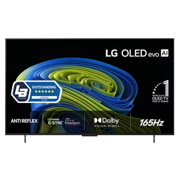 Vy framifrån av LG 42" OLED evo C6 Pro 4K AI TV - 2026 OLED42C66LB