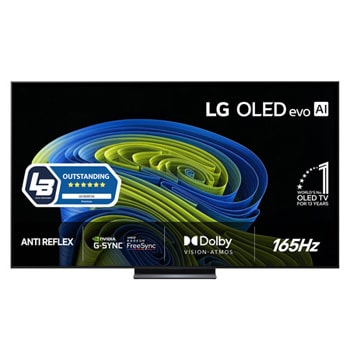 Vy framifrån av LG 83" OLED evo C6 Pro 4K AI TV - 2026 OLED83C66LB