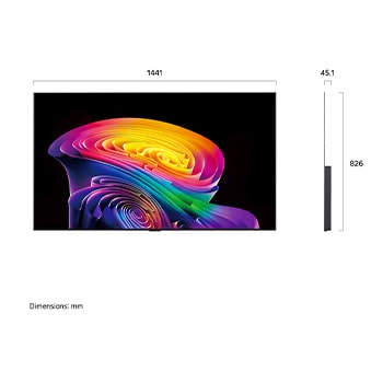 LG OLED evo AI C6 visar en delad skärm med en planet-och-stjärnscen och jämför en matt anti-glare-skärm med sin Perfekt svart och Perfekt färg-skärm för tydligare bildkvalitet oavsett belysning, med stöd av UL-certifiering och Intertek-certifieringar för färgvolym och färgåtergivning.