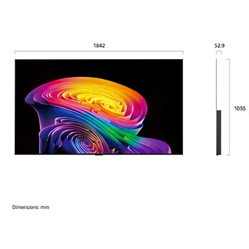 LG OLED evo AI C6 med Hyper Radiant Color Tech levererar Perfekt svart, Perfekt färg, 3,2x ljusare skärm och alpha 11 AI Processor 4K Gen3 med Dual AI Engine.