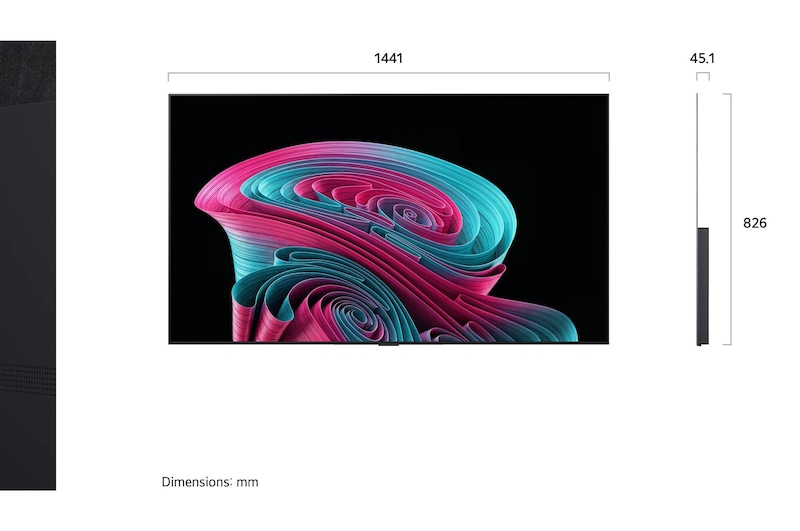 LG OLED evo AI C6 visar en delad skärm med en planet-och-stjärnscen och jämför en matt anti-glare-skärm med sin Perfekt svart och Perfekt färg-skärm för tydligare bildkvalitet oavsett belysning, med stöd av UL-certifiering och Intertek-certifieringar för färgvolym och färgåtergivning.