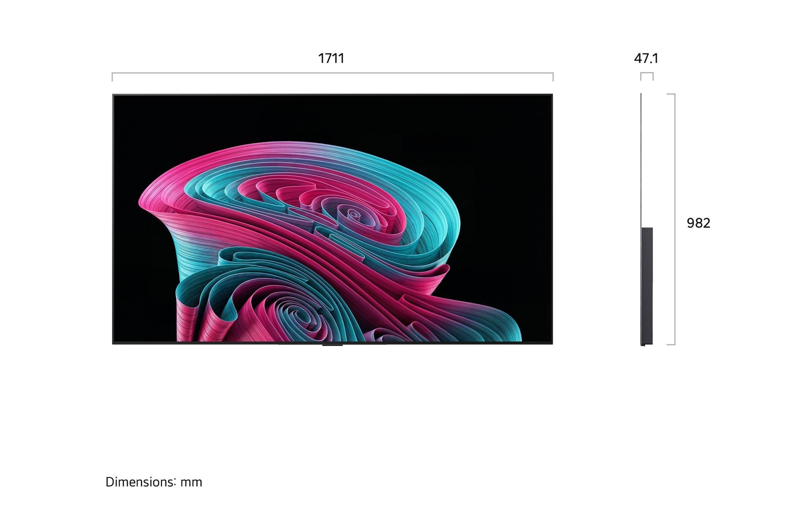LG OLED evo AI C6 med Hyper Radiant Color Tech levererar Perfekt svart, Perfekt färg, 3,2x ljusare skärm och alpha 11 AI Processor 4K Gen3 med Dual AI Engine.