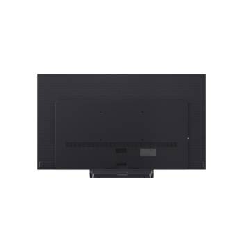LG OLED evo AI C6 för en oslagbar spelupplevelse i 4K 165 Hz visar ett höghastighetsracingspel med en gul bil med friliggande hjul i rörelse, djärv ”WIN”-text på skärmen och NVIDIA G-SYNC- och AMD FreeSync Premium-logotyper överst.