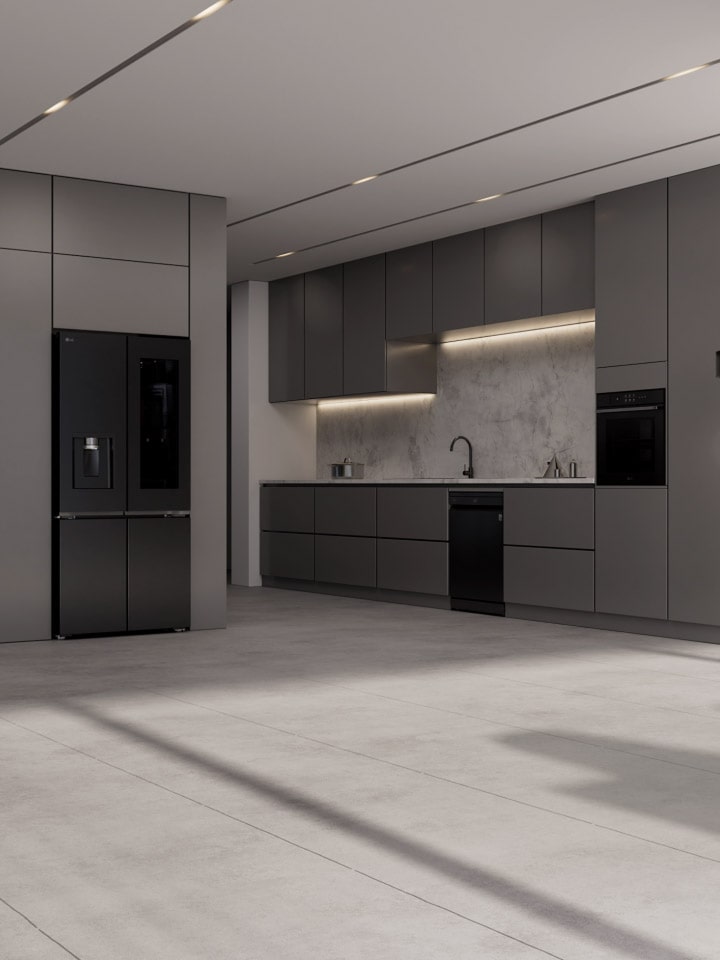 AI Core-Tech-chipset med lysande lila kretsar som strålar utåt mot en mörk kretskortsbakgrund