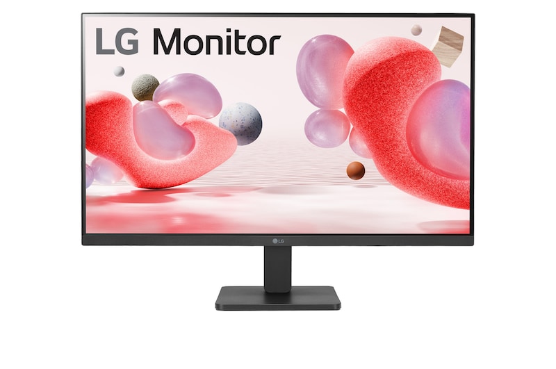 Vy framifrån av LG 27" Full HD IPS-skärm | AMD FreeSync 27MR400-B