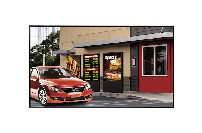 LG 75" 3000 nits UHD High Brightness Open-Frame, 75XF3C