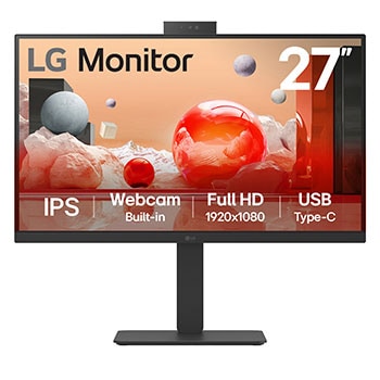Front view of 24” Full HD IPS Monitor (24BA850-B)