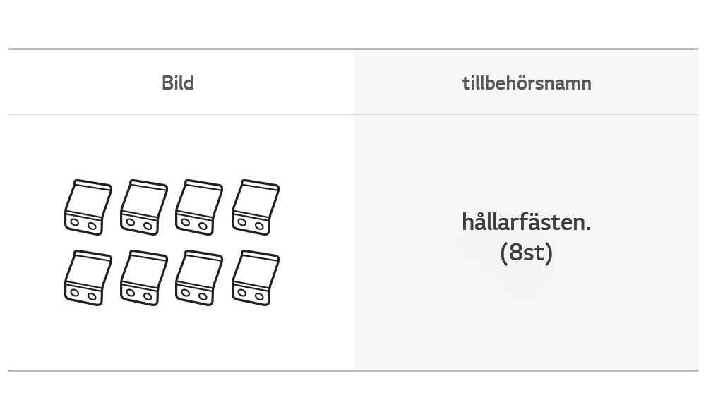 Det här är bilden av ugnstillbehöret hållarfästen.
