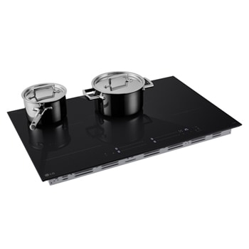 Induktionshäll 80 cm med en Flex-zon samt 2 zoner och Boost-funktion