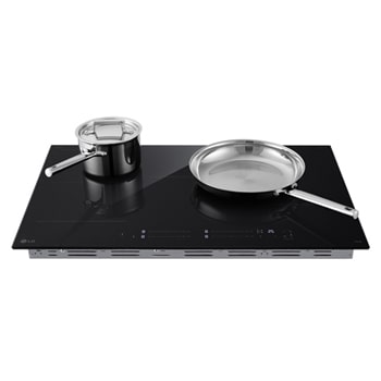 Induktionshäll 80 cm med en Flex-zon samt 2 zoner och Boost-funktion