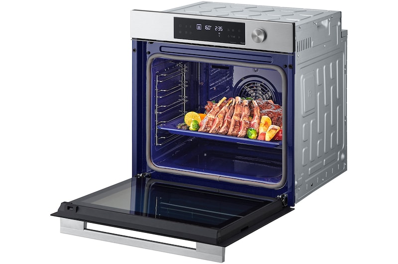 LG 76L A+, Inbyggnadsugn i rostfritt stål med InstaView™ och 10 min EasyClean, WSED7612S