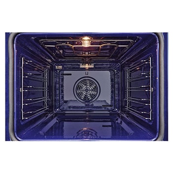 LG 76L A+, Inbyggnadsugn i rostfritt stål med Instaview, rengöringssystemet Blue EasyClean, WSED7612S
