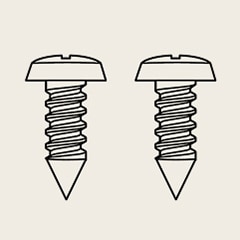 Illustration av nedre panelfästen
