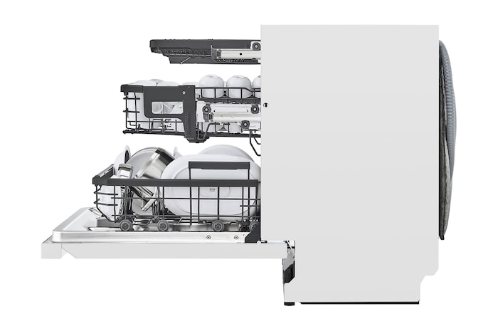 Sidovy av öppen sdu587hh– övre korg