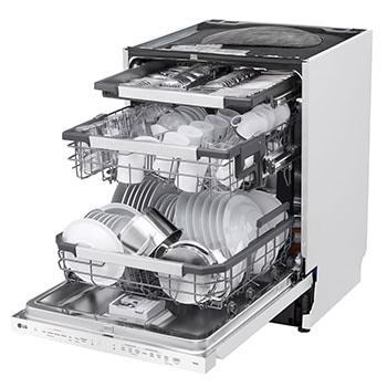 Öppen frontvy med disk